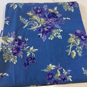 April Cornell Blue and Purple Floral Table Cloth